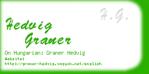 hedvig graner business card
